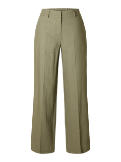 Tania-Rita Mw Wide Pant Noos - Vetiver