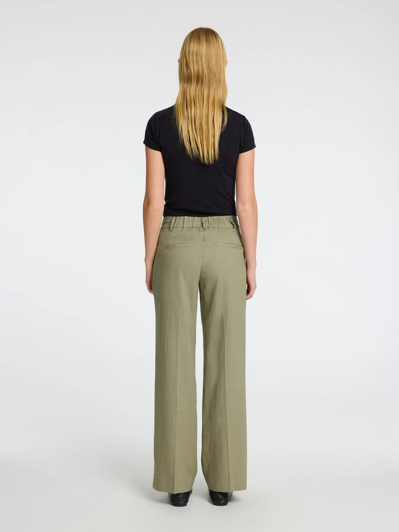 Tania-Rita MW Wide Pant - Vetiver