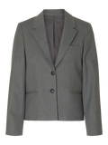 Rita Lano Blazer - Medium Grey Melange
