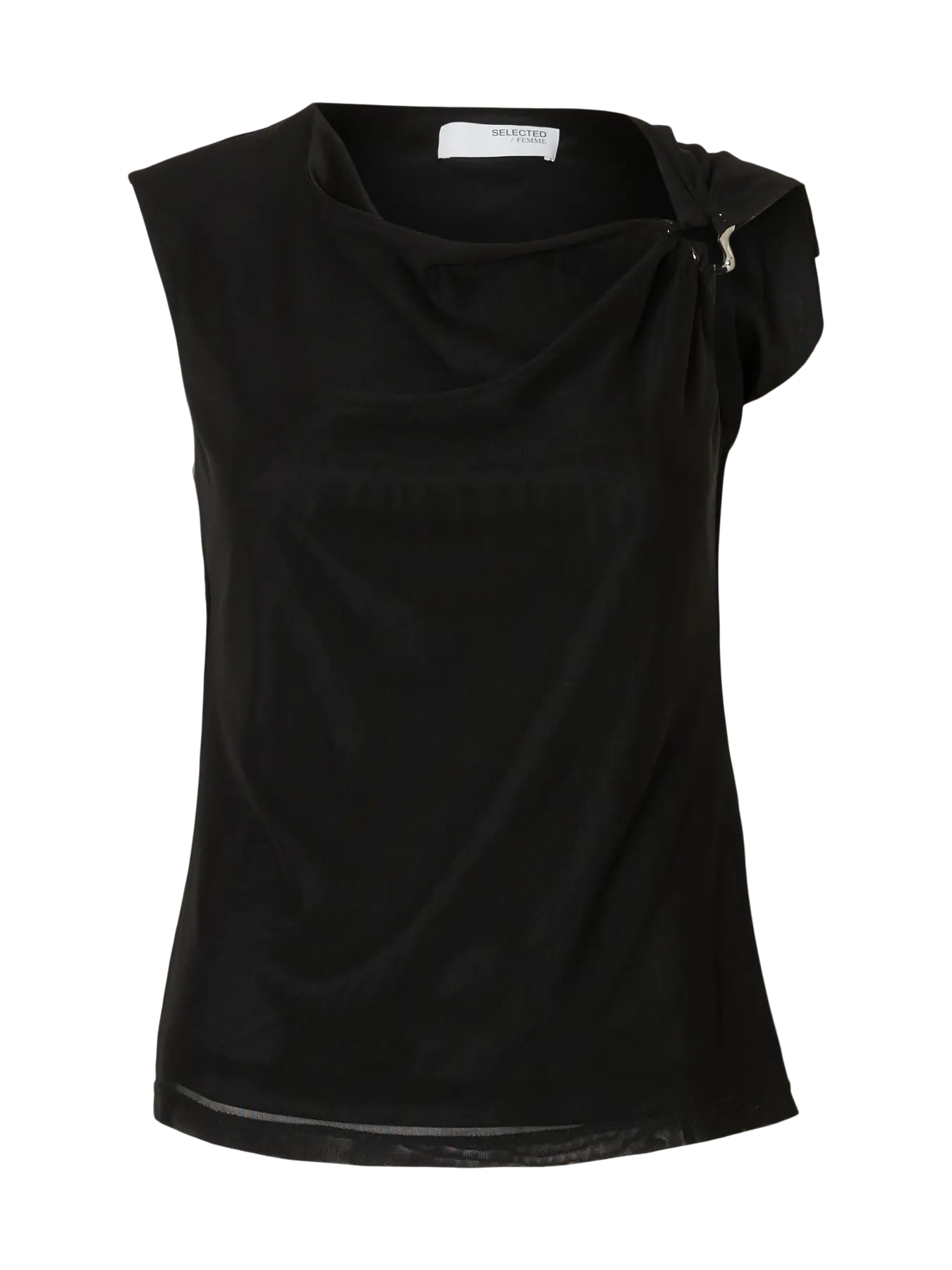 Olga Sl Slim Top - Svart