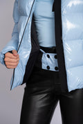 Gstaad Laquer Ski Jacket - Powder Blue
