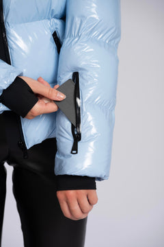 Gstaad Laquer Ski Jacket - Powder Blue