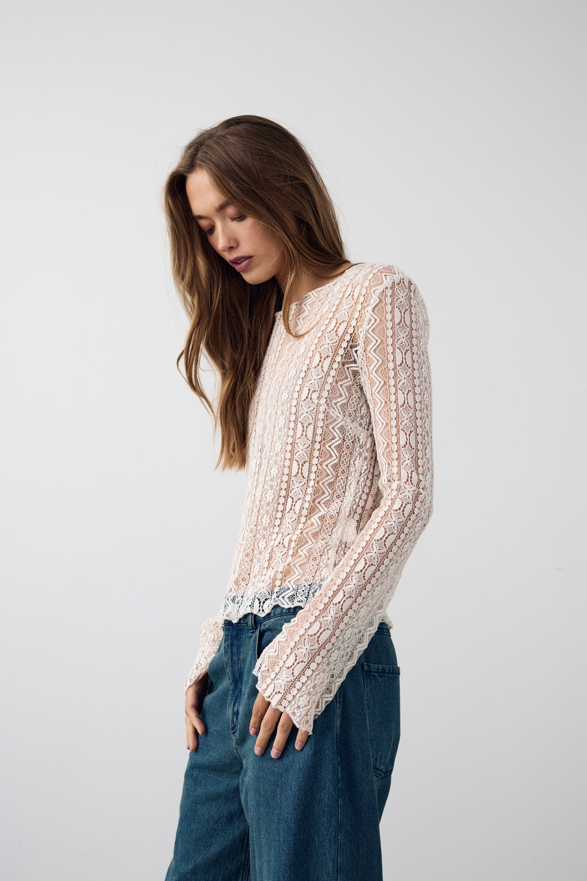 Kasia Top - Vintage Beige
