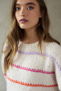 Kalita Knit - Oyster Berry Stripe