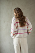 Kalita Knit - Oyster Berry Stripe