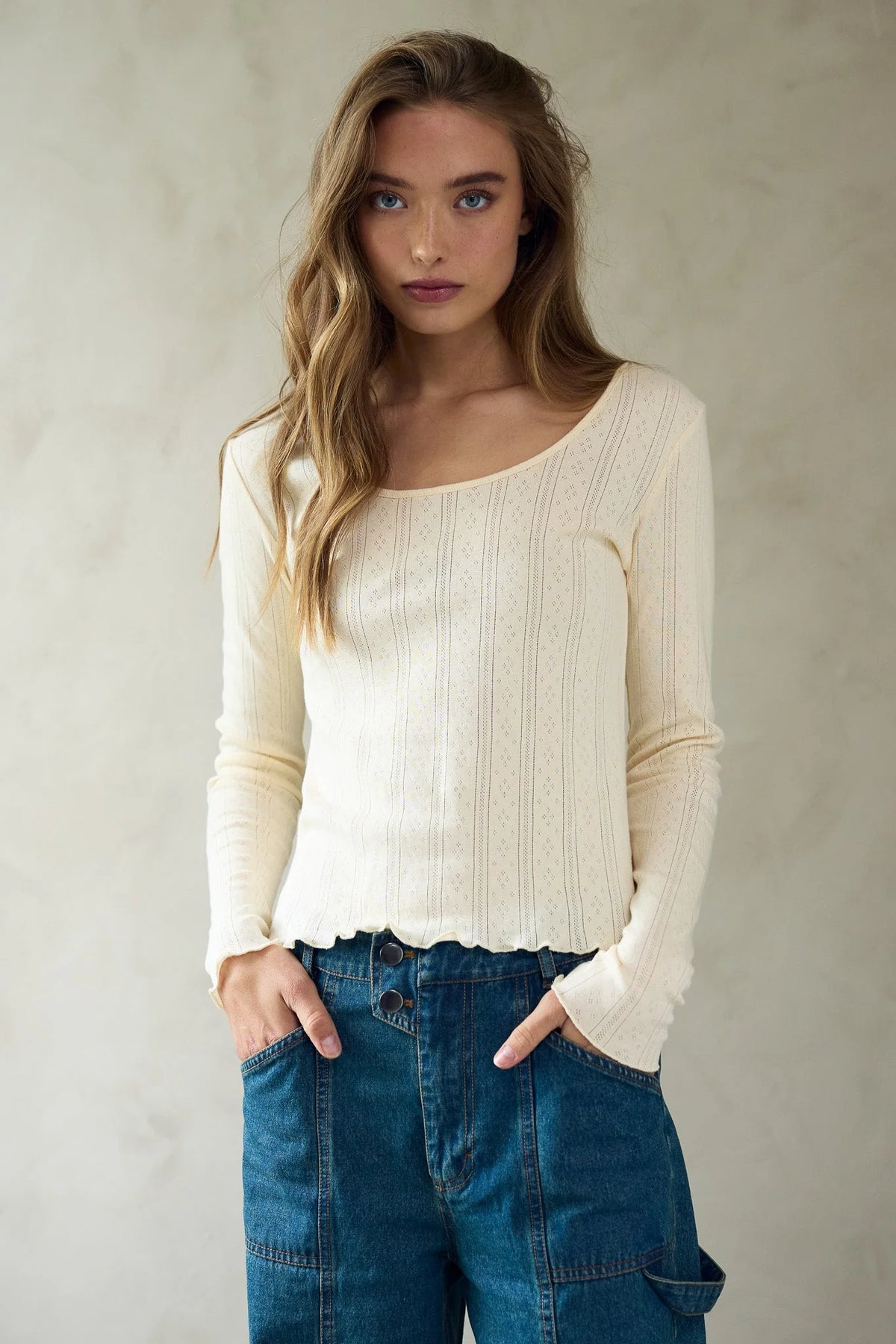 Karmia Top - Ivory