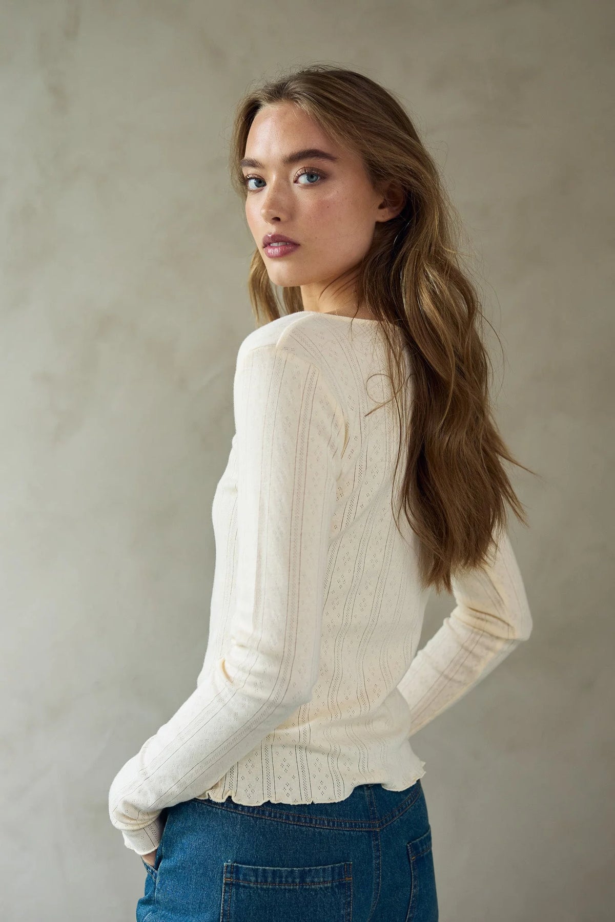 Karmia Top - Ivory