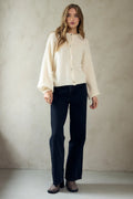 Kae Knit Cardigan - Oyster