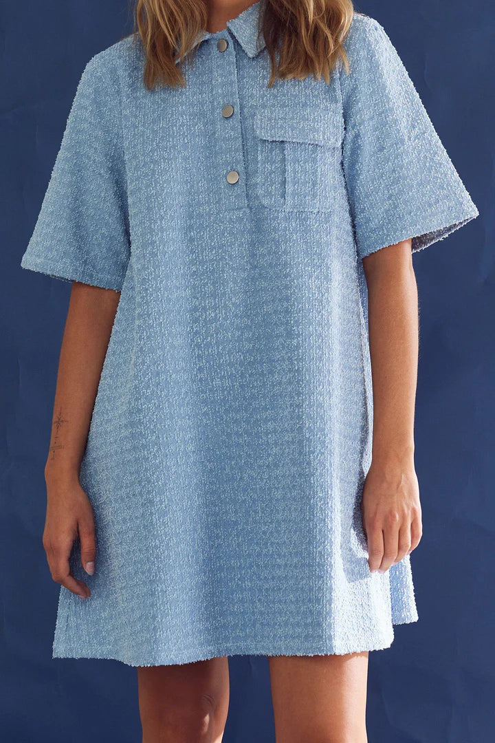 Jozie Dress - Light Blue Wash