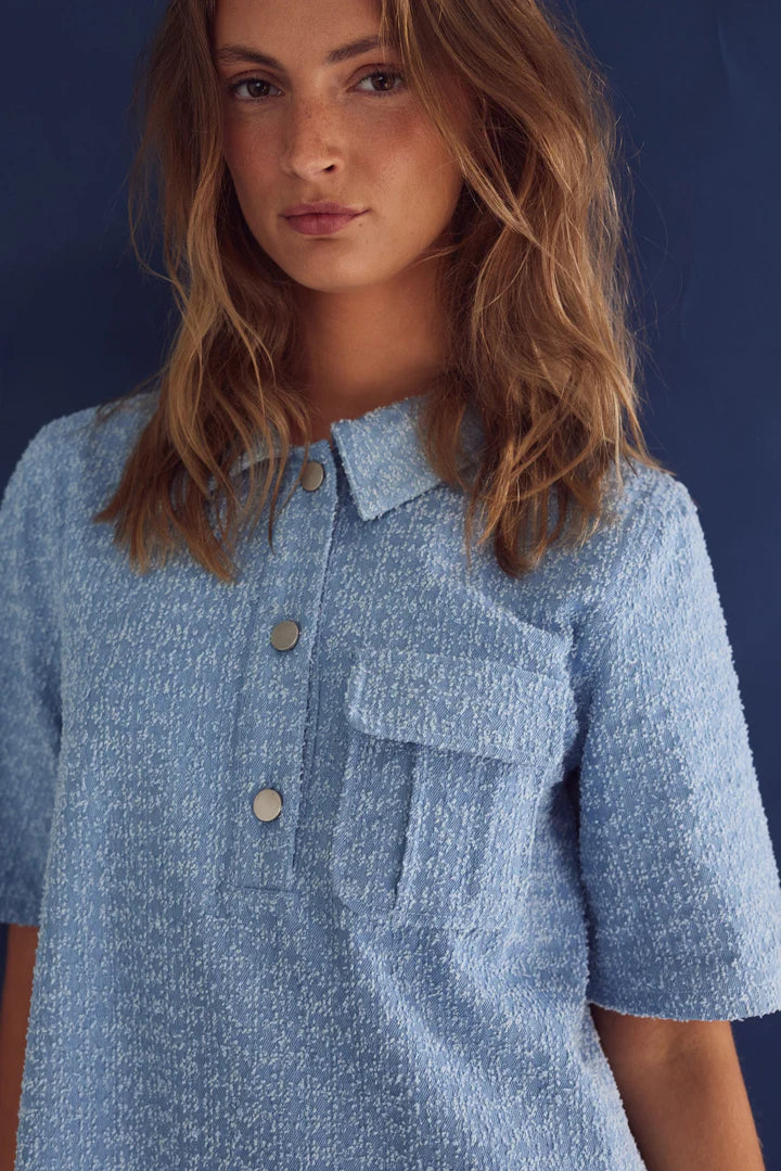Jozie Dress - Light Blue Wash