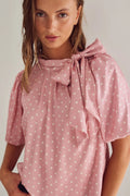 Noella Kesha Blouse - Carmine Blush Print
