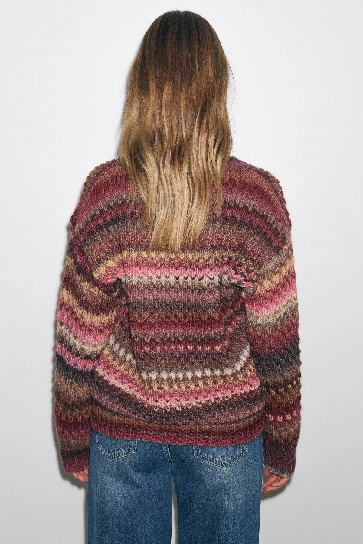 Gio Knit Sweater - Rust Mix