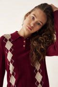 N-Maxine Knit - Dasha Winetasting Check