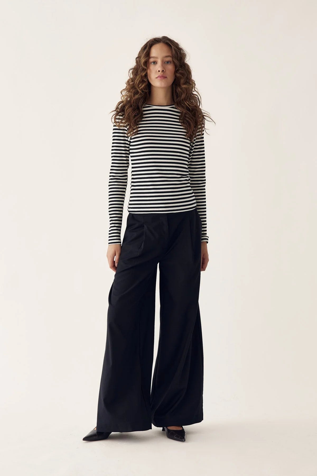 Luana Topp - Ivory Black Stripe