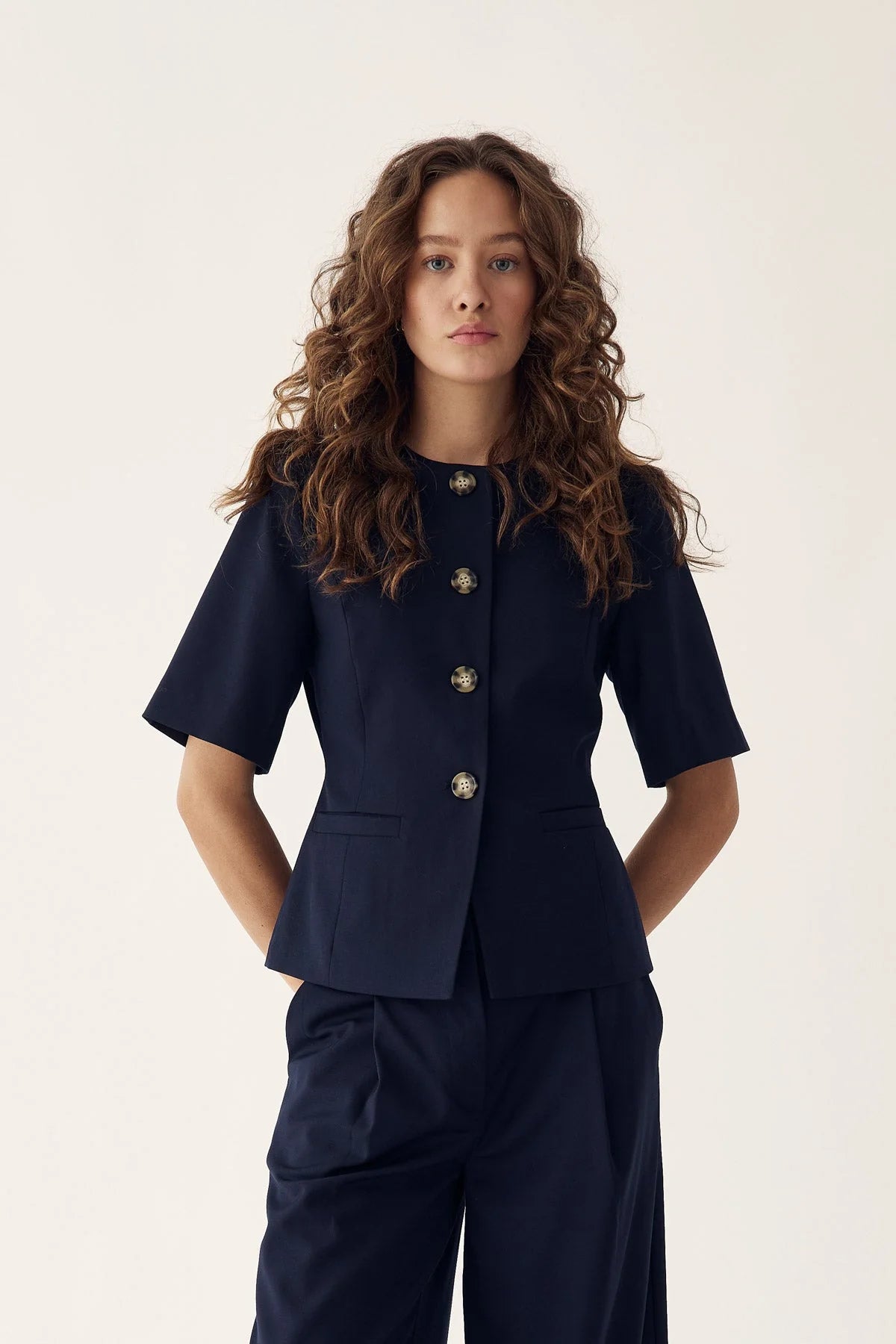 Kasundra Blazer - Navy