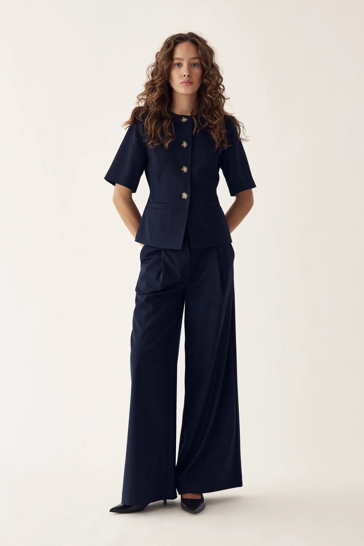 Kasundra Blazer - Navy