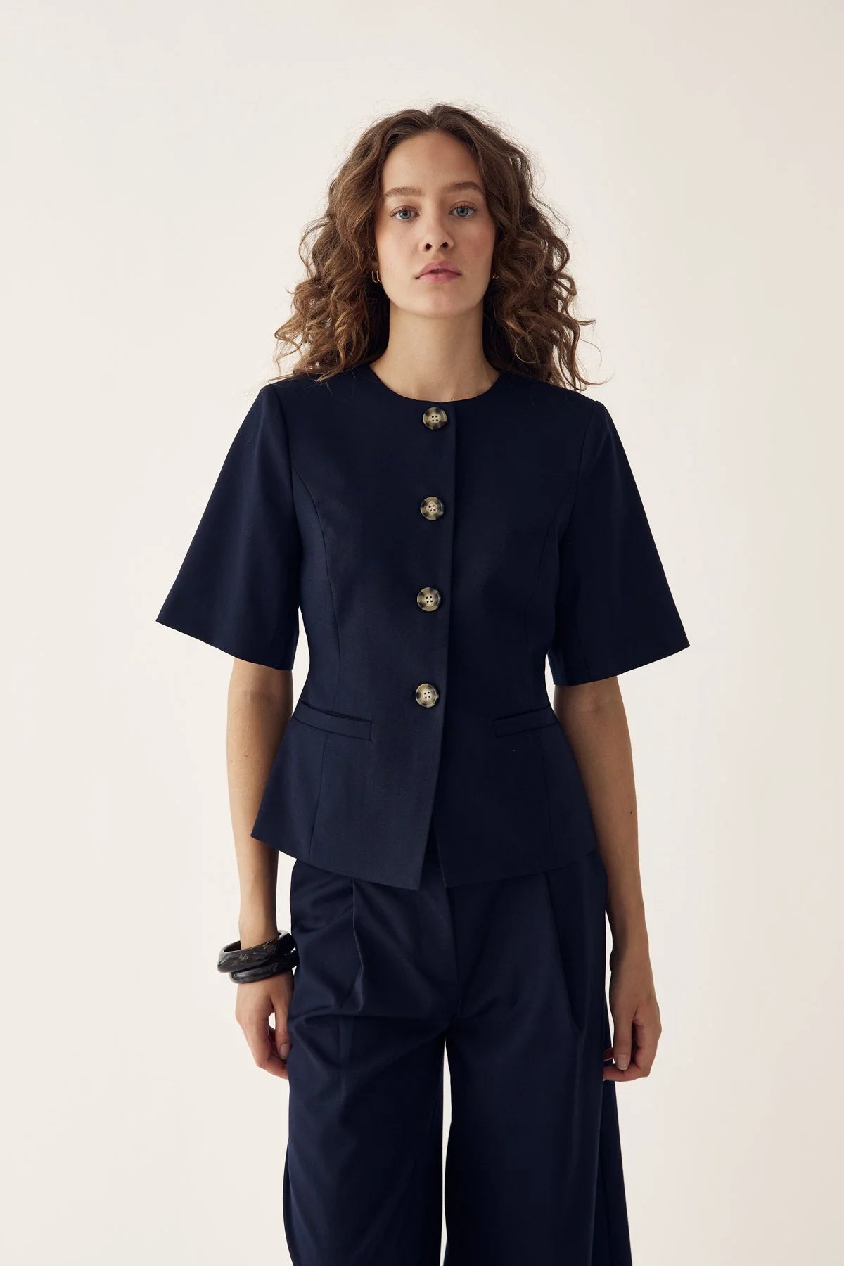Kasundra Blazer - Navy