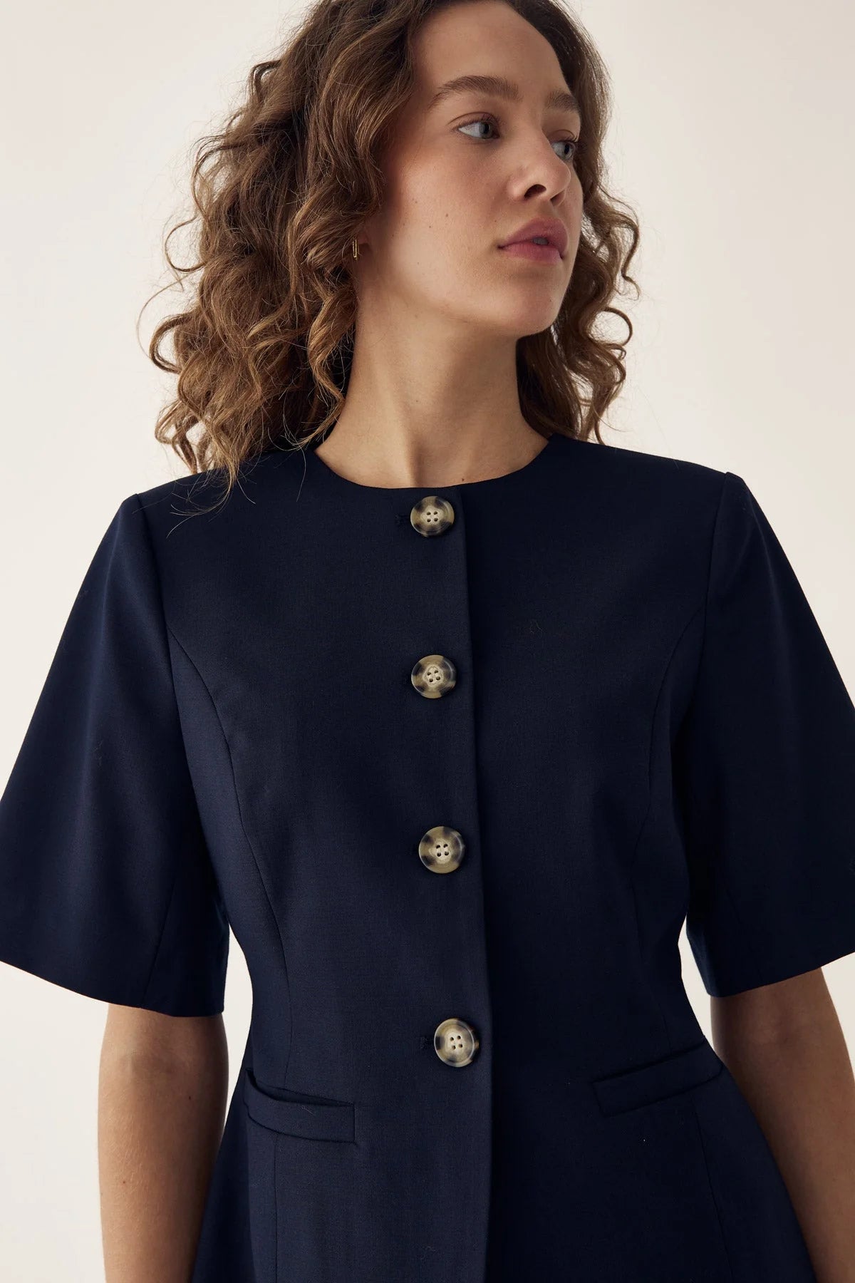 Kasundra Blazer - Navy