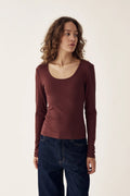 Leyton Top - Dusty Mahogany