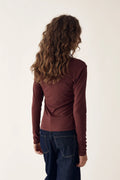 Leyton Top - Dusty Mahogany