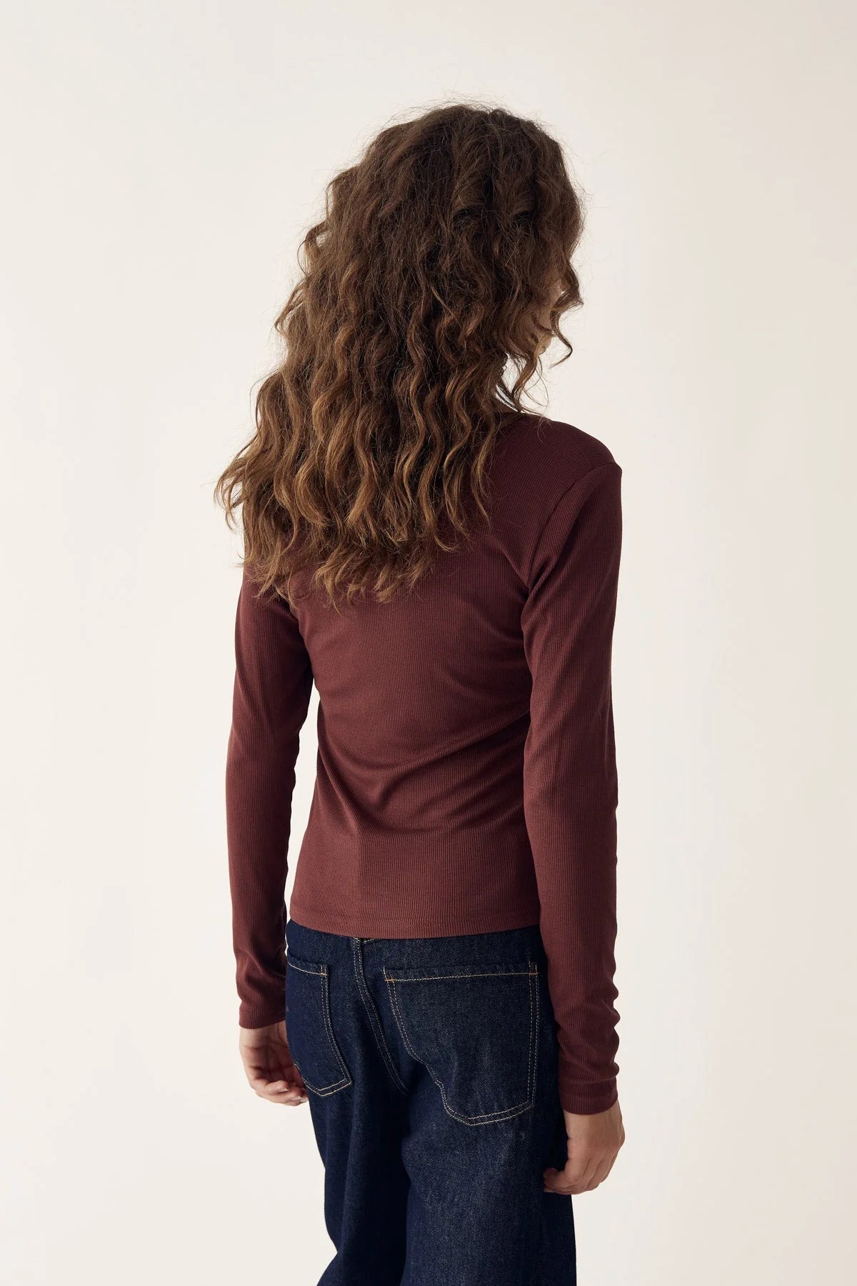 Leyton Top - Dusty Mahogany