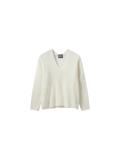 Thora V-Neck Knit - Ecru