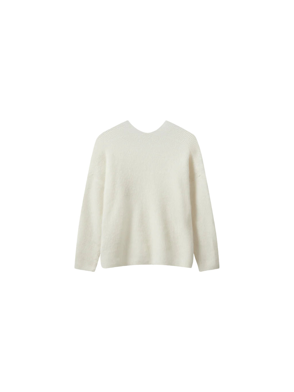 Thora V-Neck Knit - Ecru
