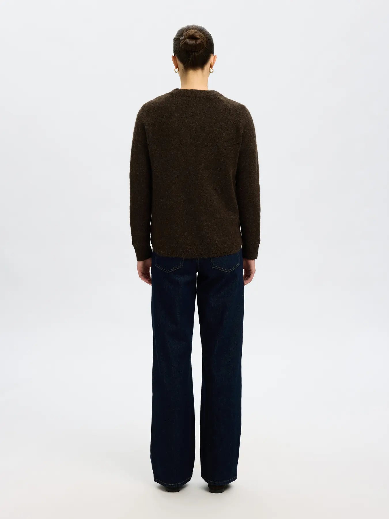 Lulu Ls Knit O-Neck - Delicioso Melange