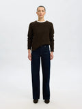 Lulu Ls Knit O-Neck - Delicioso Melange