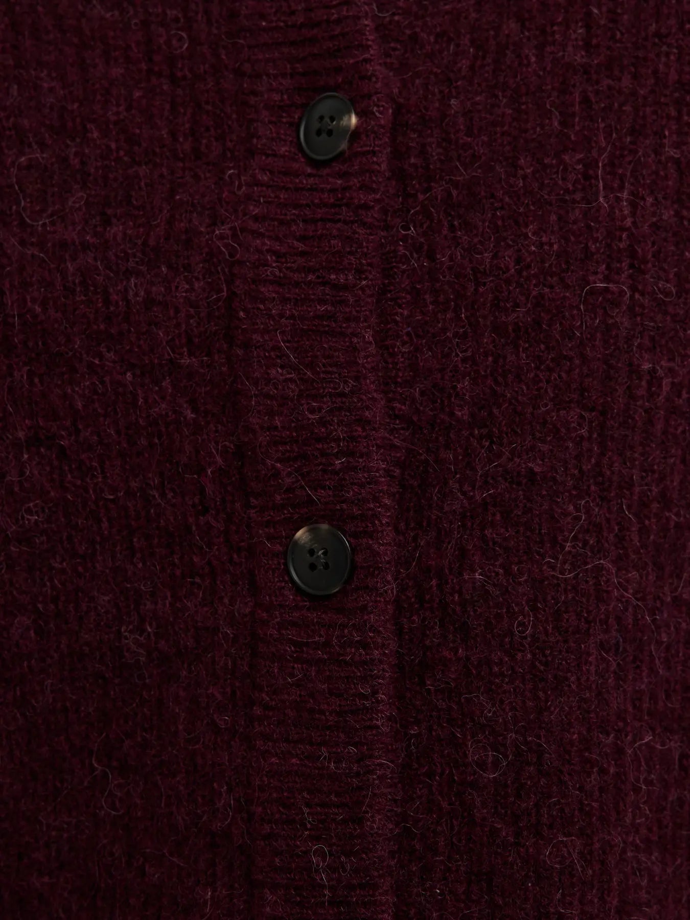 Lulu Ls Knit Short Cardigan - Fig Melange