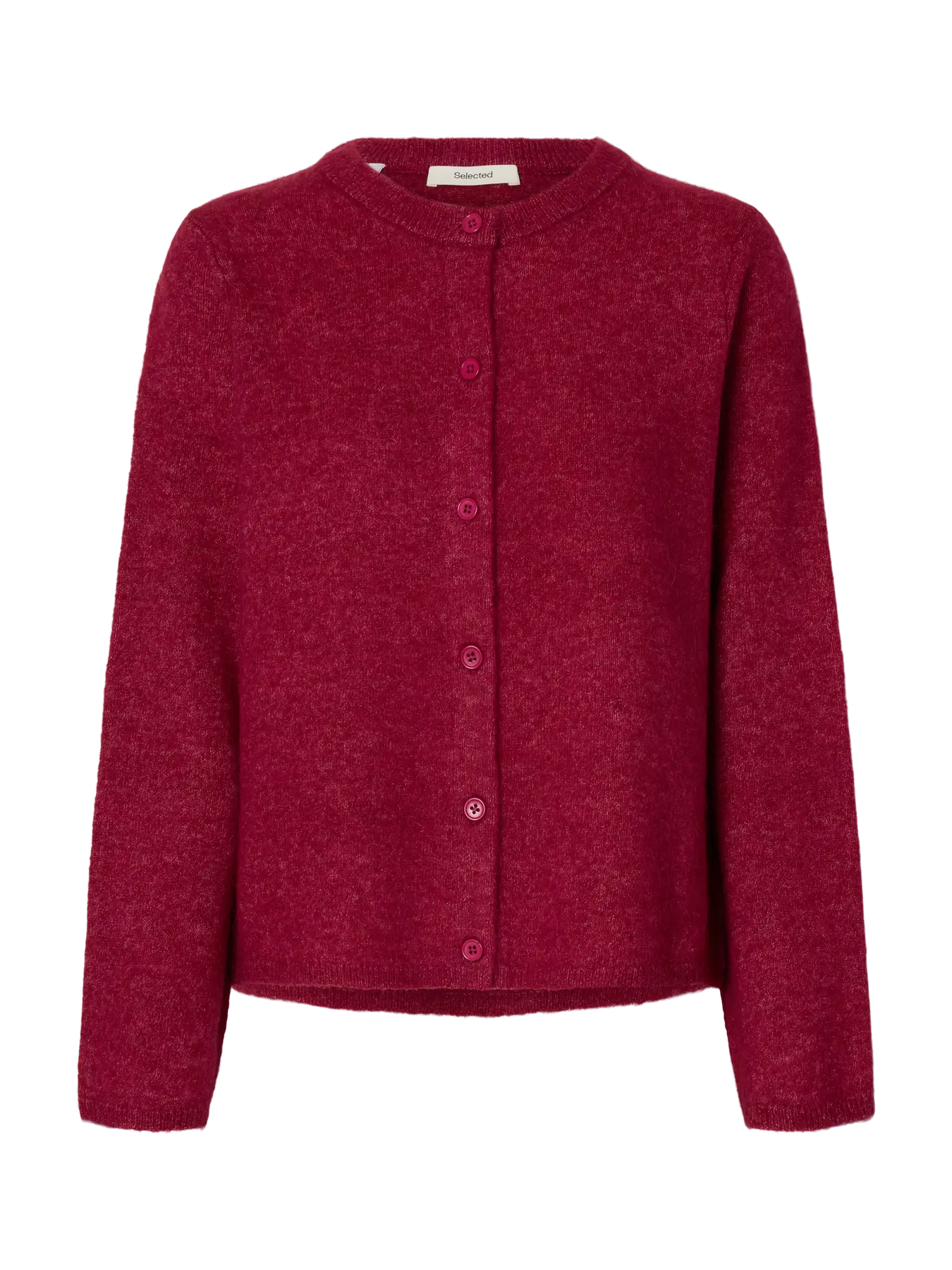 Lulu New Ls Knit Cardigan - Anemone Melange