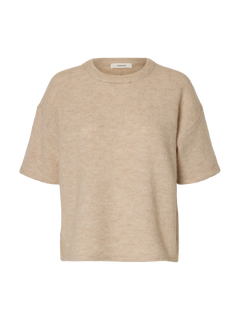 Lulu 2/4 Knit O-Neck - Birch