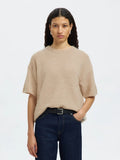 Lulu 2/4 Knit O-Neck - Birch
