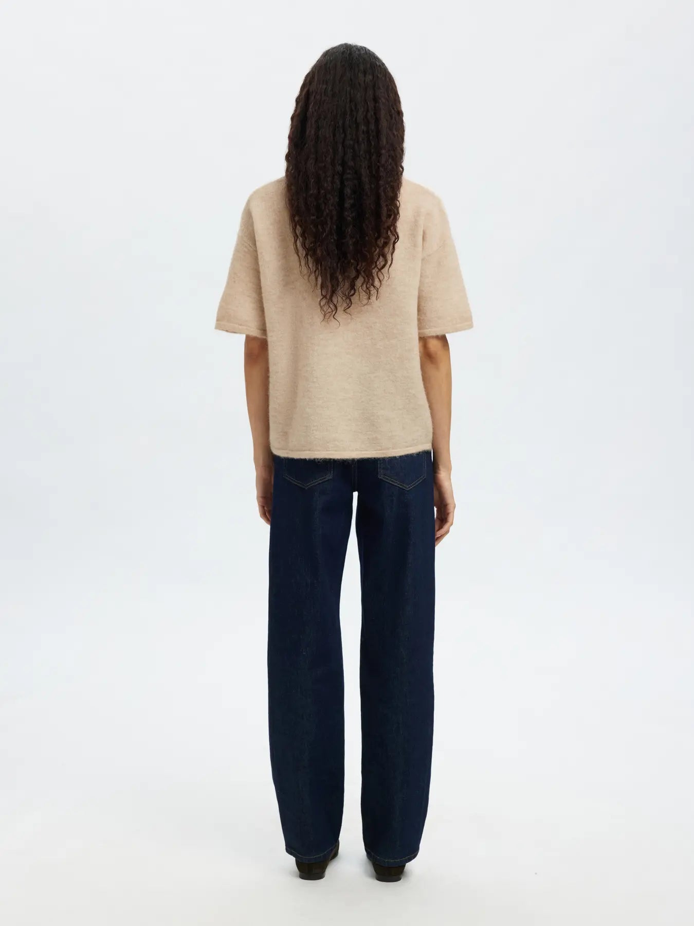 Lulu 2/4 Knit O-Neck - Birch