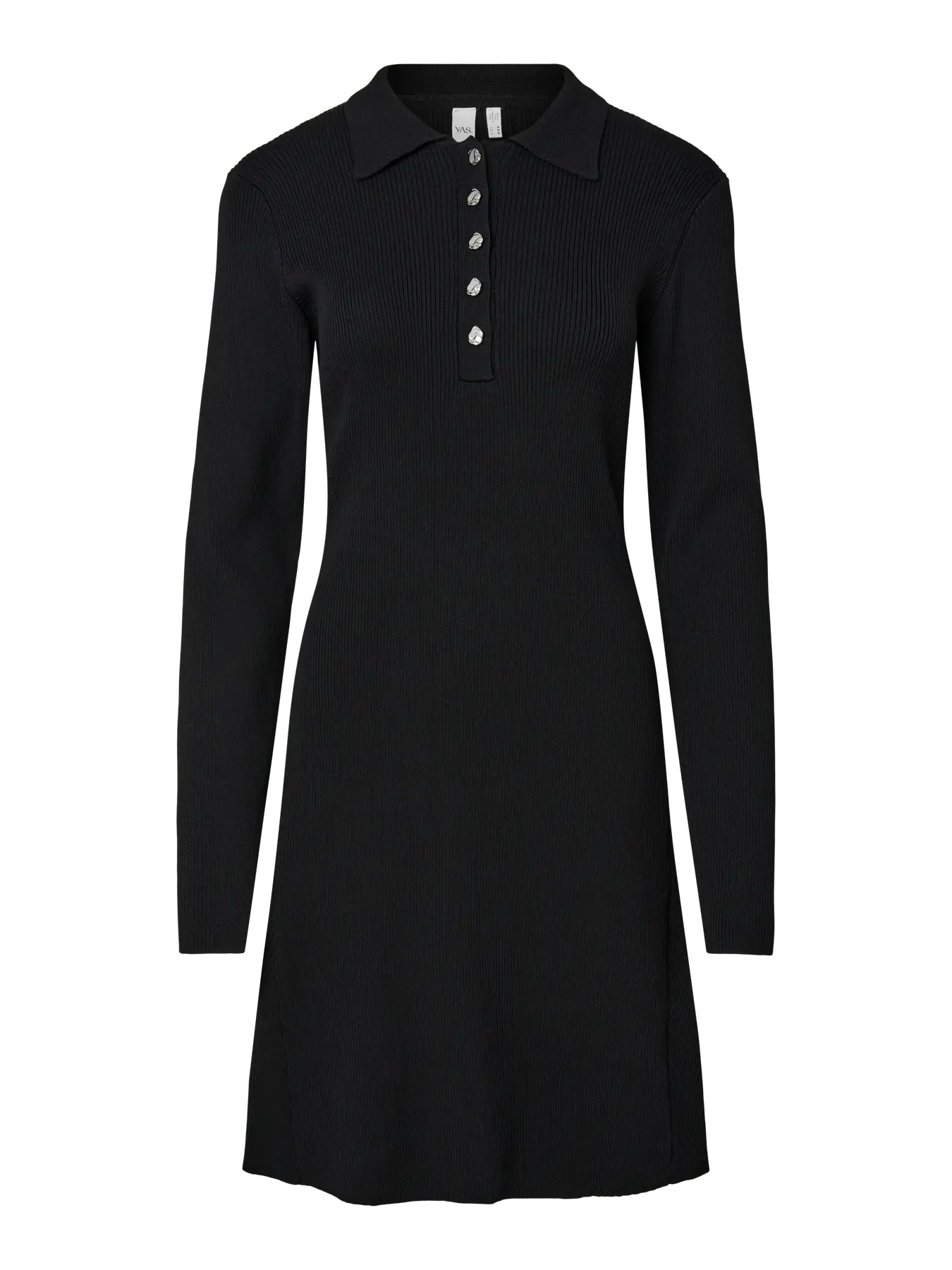 Yasnama Ls Knit Dress - Svart