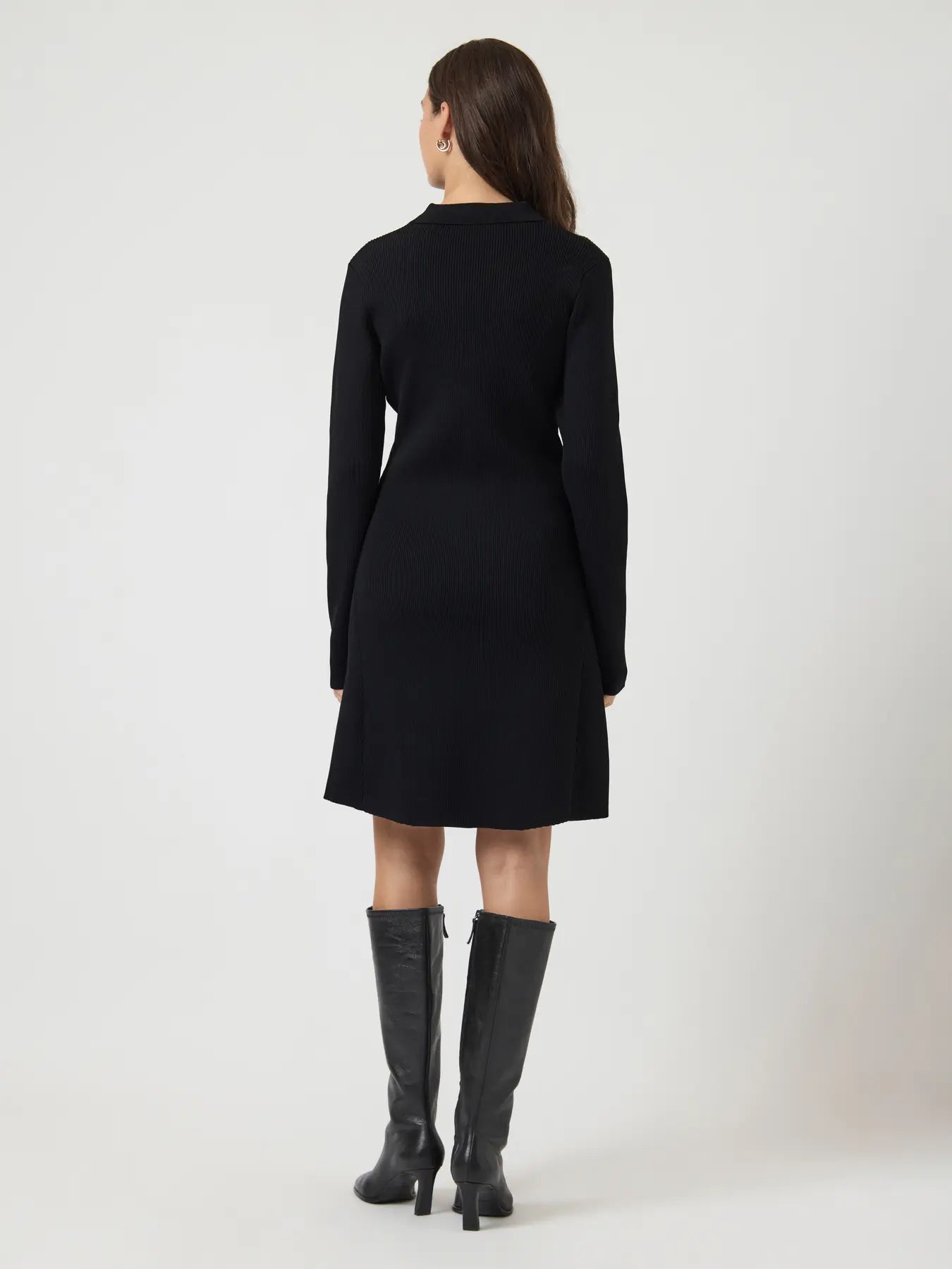 Yasnama Ls Knit Dress - Svart