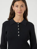 Yasnama Ls Knit Dress - Svart