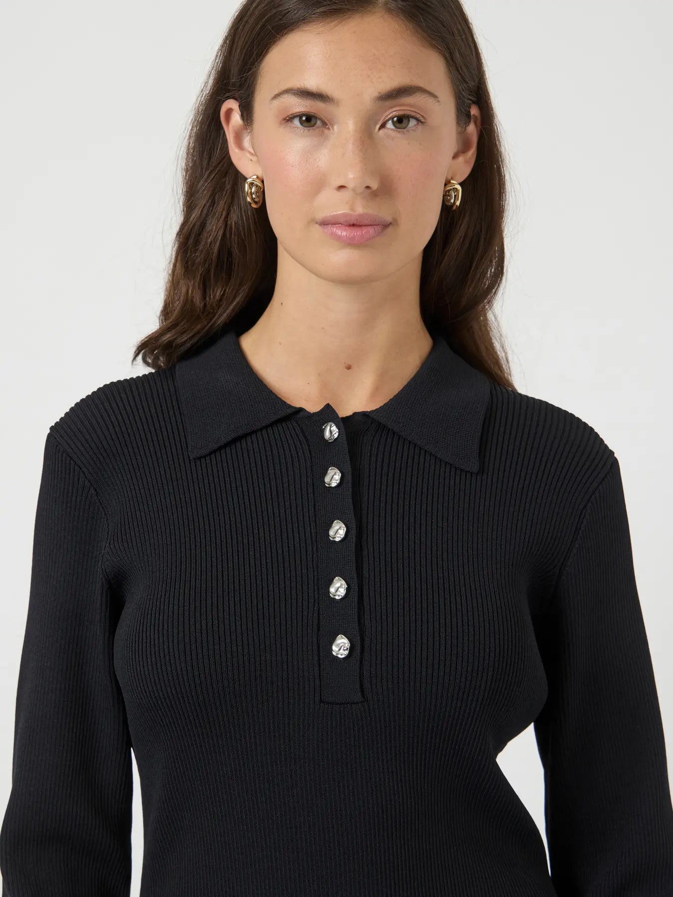 Yasnama Ls Knit Dress - Svart
