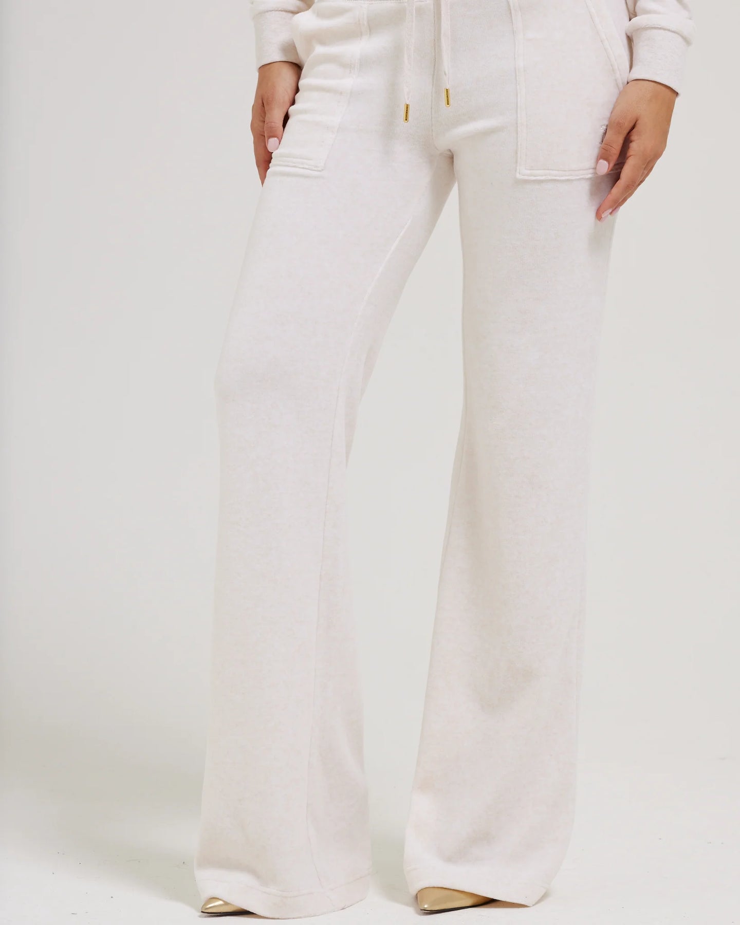 Layla Pocket Low Rise Gold Hw - Oatmeal Marl