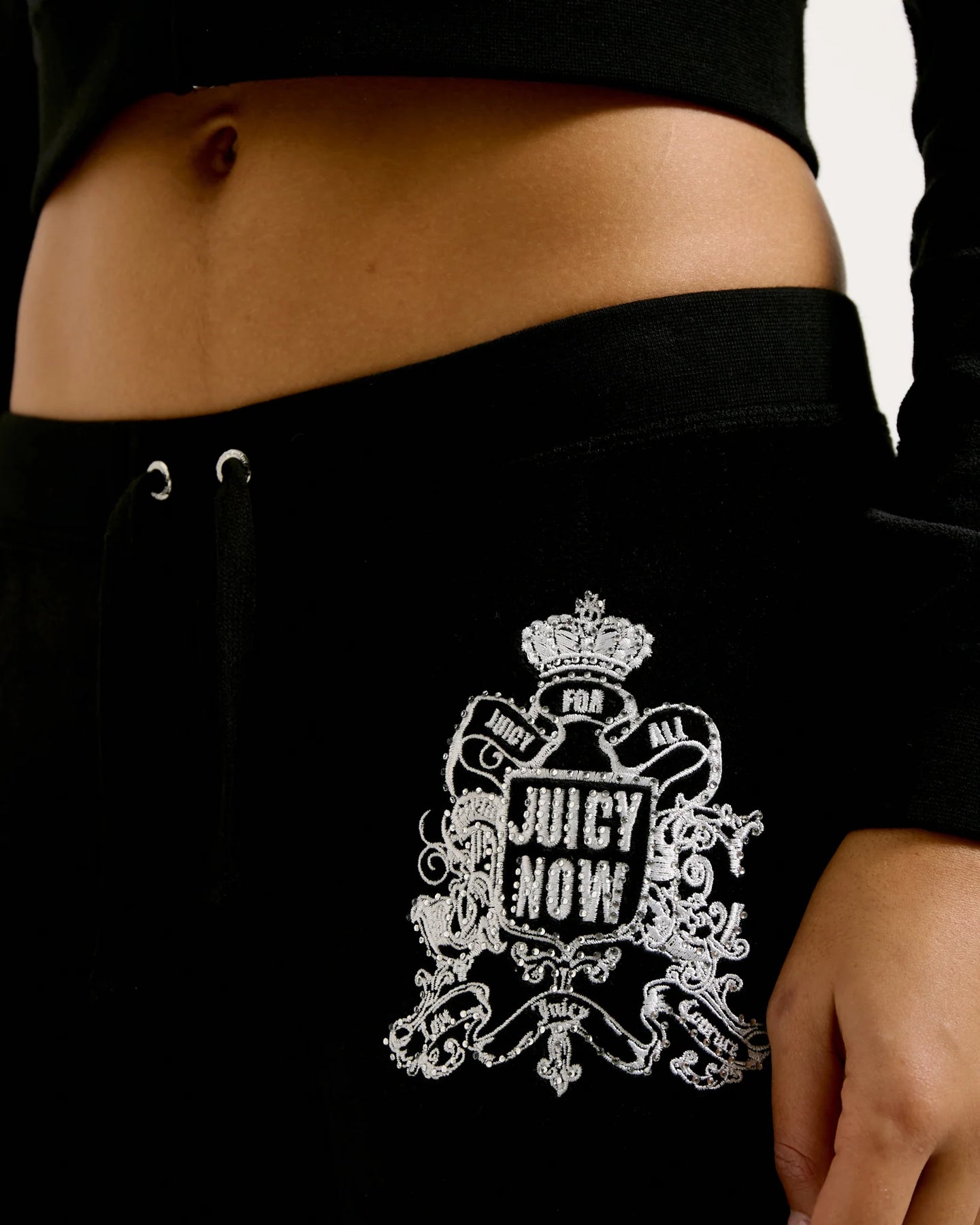 Juicy Now Casia Low Rise Byxor - Svart