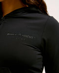 Ennis Fitted Long Sleeve Hoodie - Black