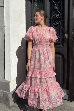 Nanni Floral Maxi Dress - Pink Floral