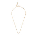 Beaded Chain Necklace - Guld