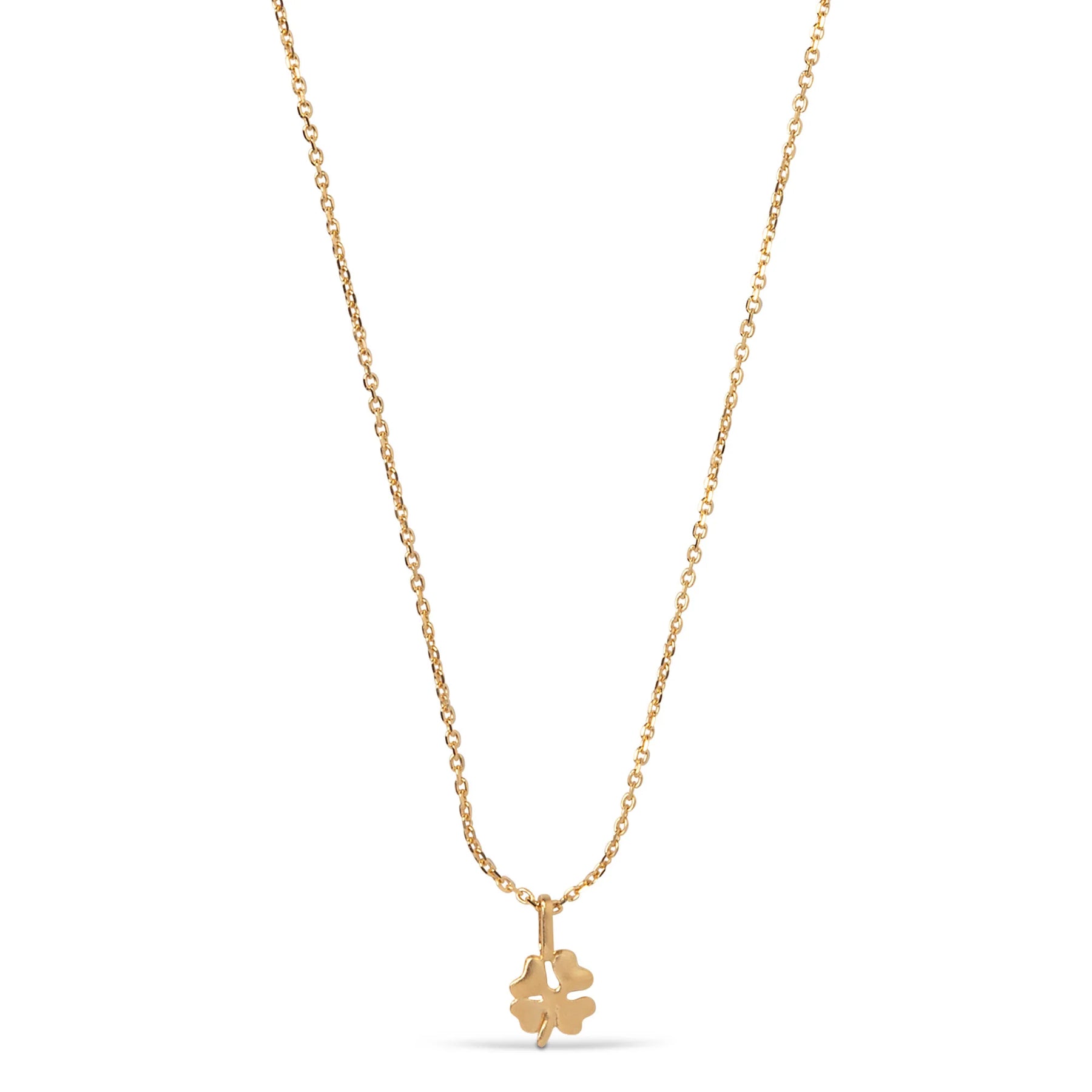 Four-Leaf Clover Halsband - Guld