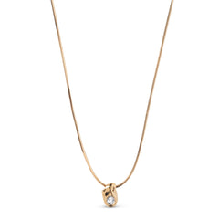 Masha Necklace - Clear Cz