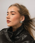 Sculpt Earrings - Silver