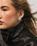 Sculpt Earrings - Silver