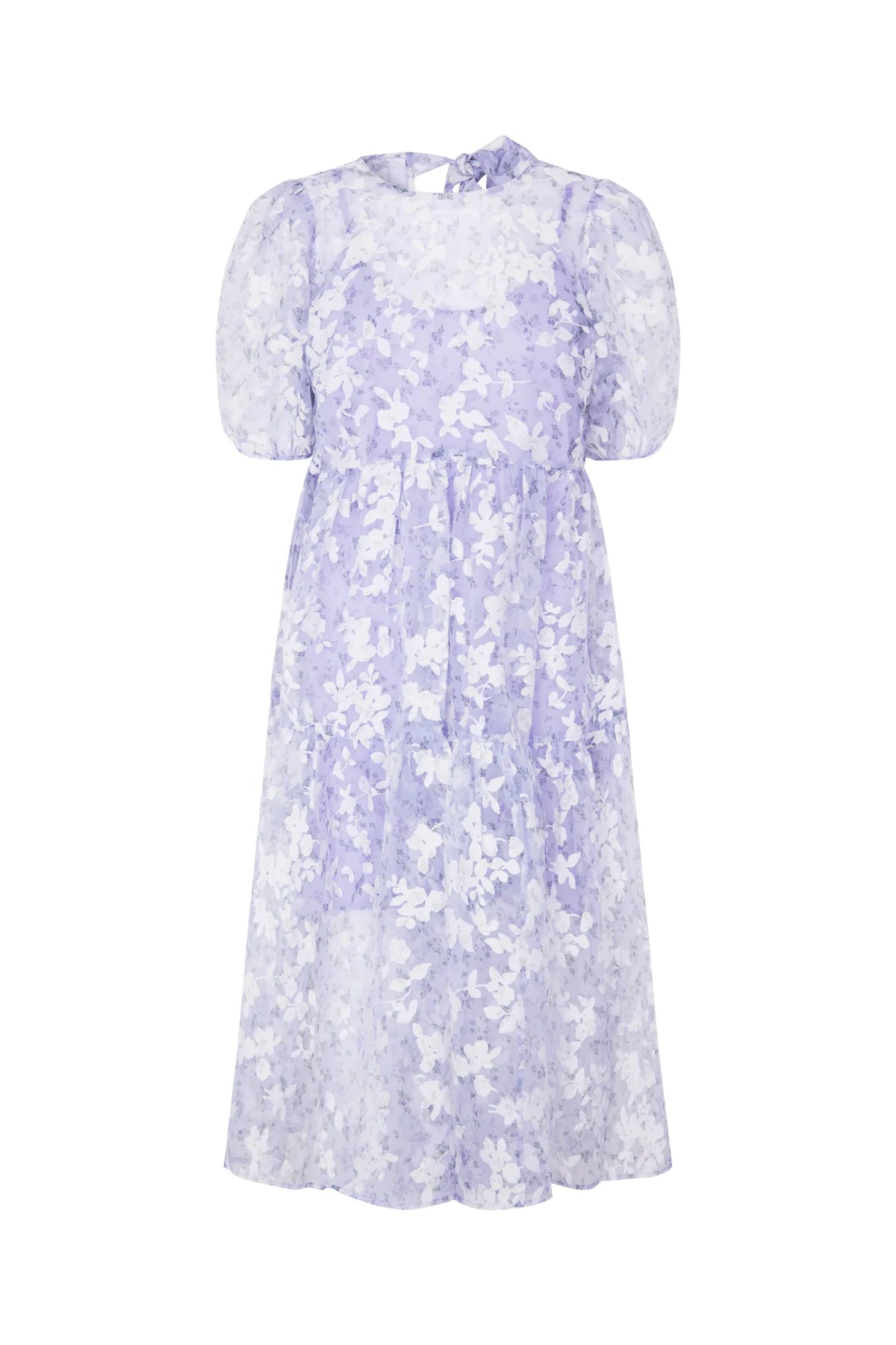 Nice Dress -  Purple Florals