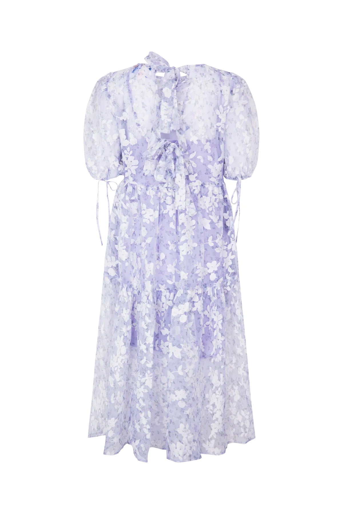Nice Dress -  Purple Florals