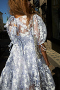 Nice Dress -  Purple Florals